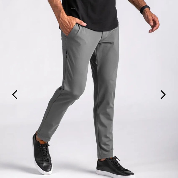 BYLT Everyday Pant 2.0 Slim Stretch Gray Chino Mens - Picture 1 of 8